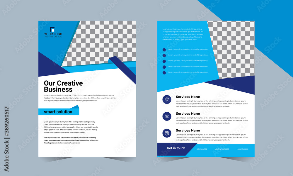 Creative Business Flyer Template Design