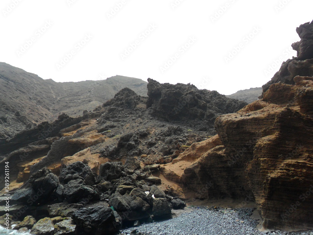 Exploring the volcanic coastal landscapes of the Cape Verde Islands in the Atlantic West Africa