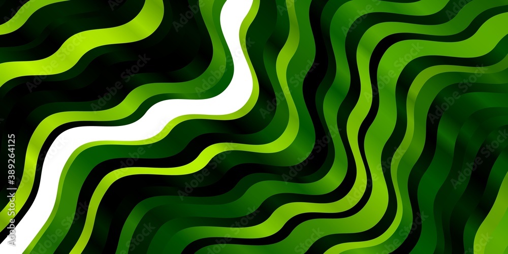 Light Green, Yellow vector texture with curves. Light Green, Yellow vector texture with curves.