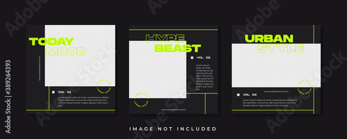 Fashion social media post template