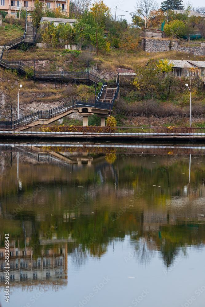Obraz premium Amazing lake landscape in Vanadzor