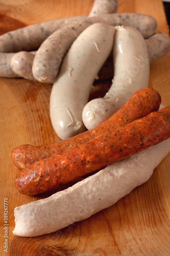Wurstvielfalt in der Landmetzgerei photo