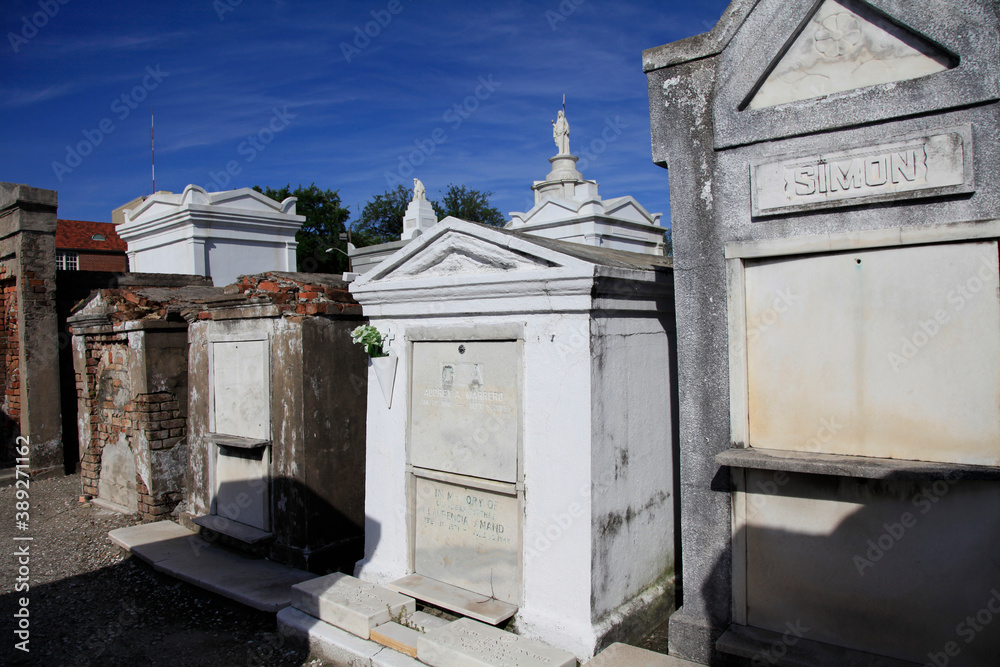 St. Louis Friedhof Nr. 1 von New Orleans, Louisiana, USA  --  St. Louis Cemetary No. 1 of New Orleans, Louisiana, USA