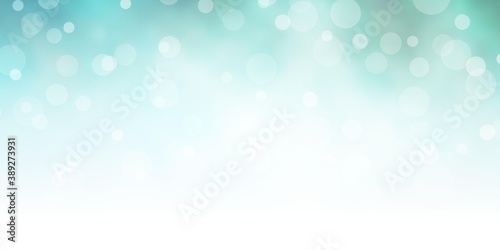 Light Blue, Green vector backdrop with circles.