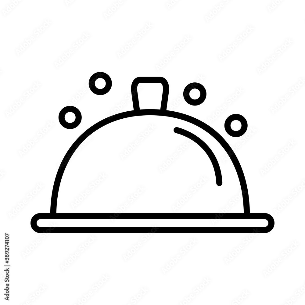 Tray icon on white background, vector illustration Tray icon on white background, vector illustration