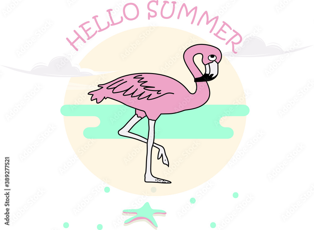 Summer style flamingo Summer style flamingo