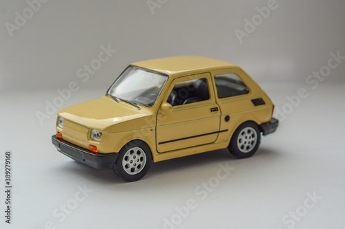 Fiat Maluch 126p fso Polish car. Beautiful little old car for connoisseurs. Sachochód from the previous era.