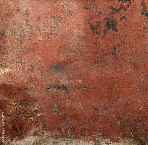 old rusty iron for background or texture, vintage style, scratched and weathered, blank space for text