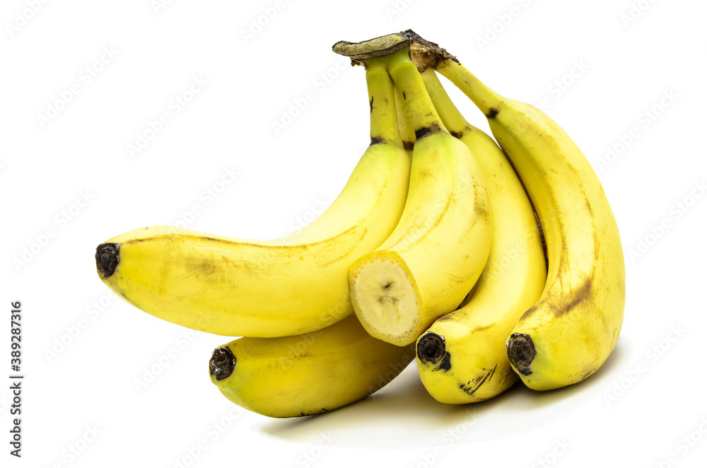 overripe bananas on a light background