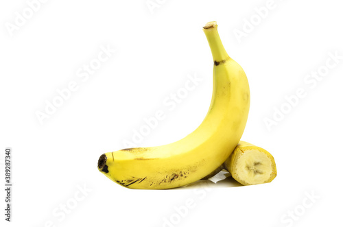 overripe bananas on a light background