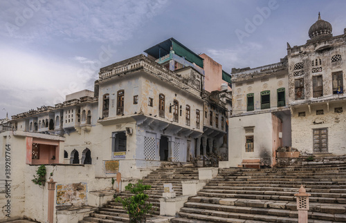 The ancient city of Pushkar on the edge of the Thar desert in Rajasthan