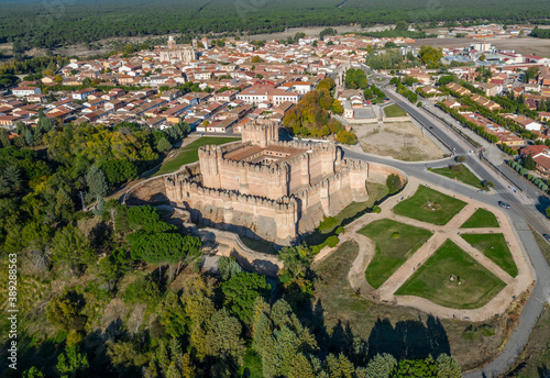 The Coca Castle, in Segovia in Spain, one of the gems of the Gotic-Mudéjar Style.