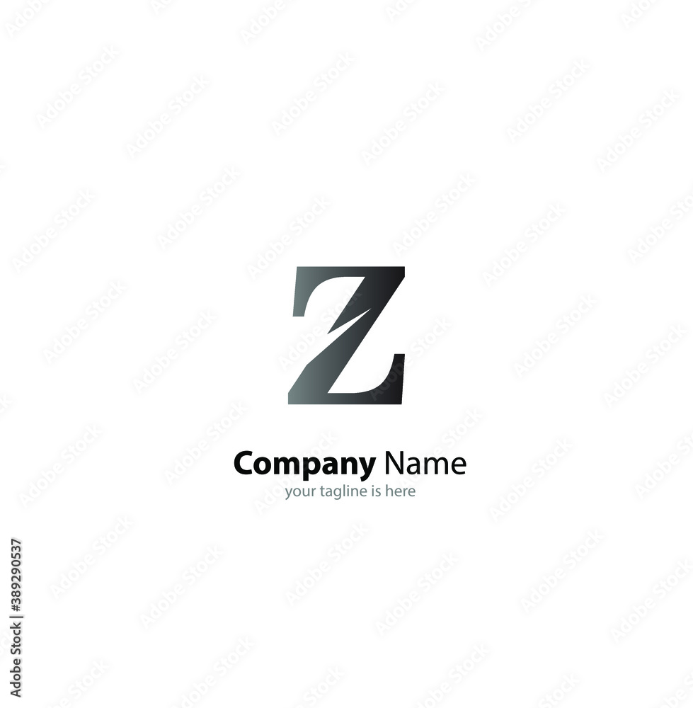 the simple elegant logo of letter z with white background the simple elegant logo of letter z with white background