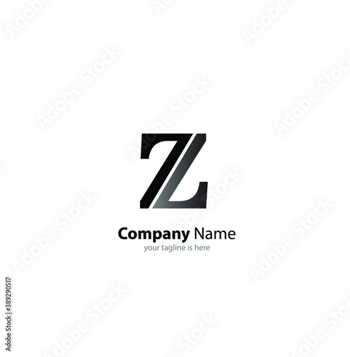 Free Download the simple elegant logo of letter z with white background - GFXLoad