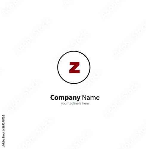 Free Download the simple elegant logo of letter z with white background - GFXLoad