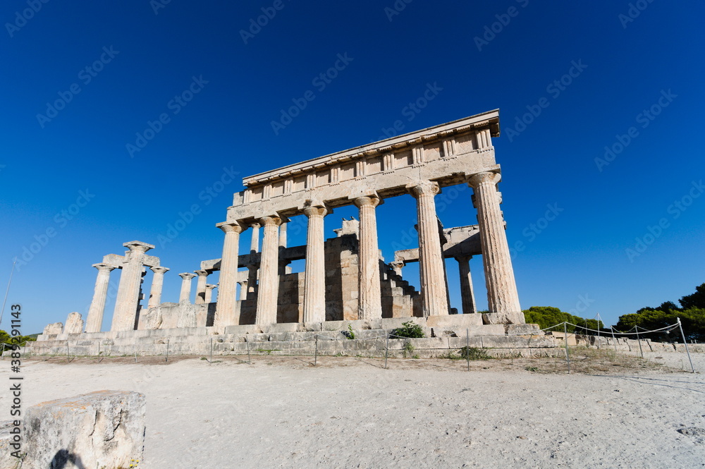 Antique temple goddess Aphaia, Aegina island, Aegean See. Photos by Darek Sokolowski, RF license, 2020