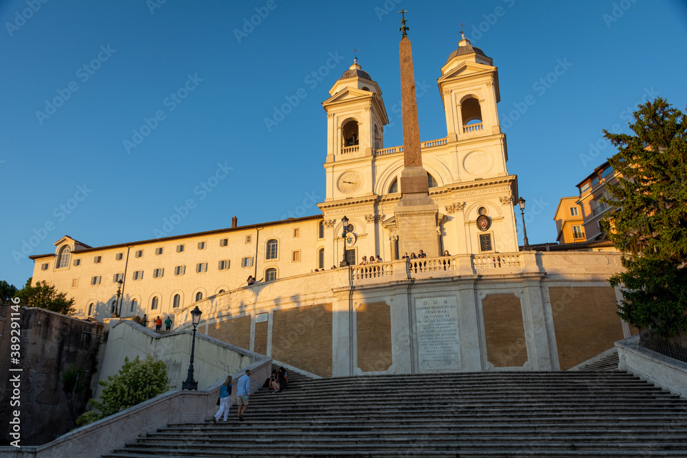 Spanish Steps and Trinita dei Monti