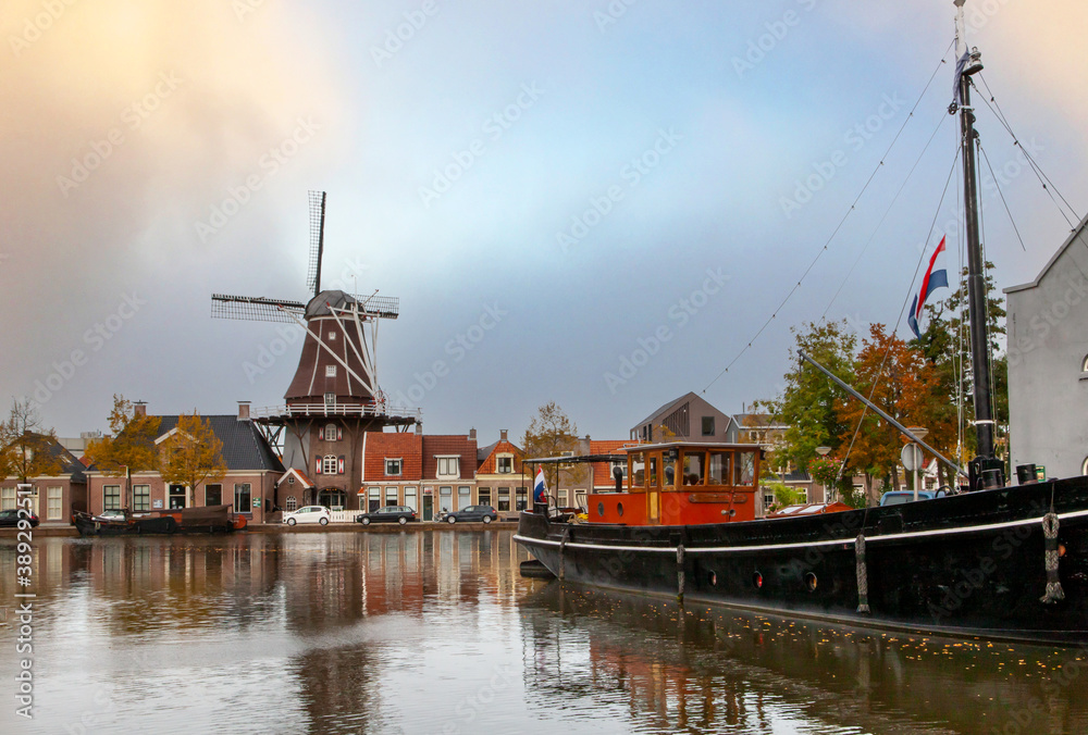 Obraz premium Mühle in Meppel