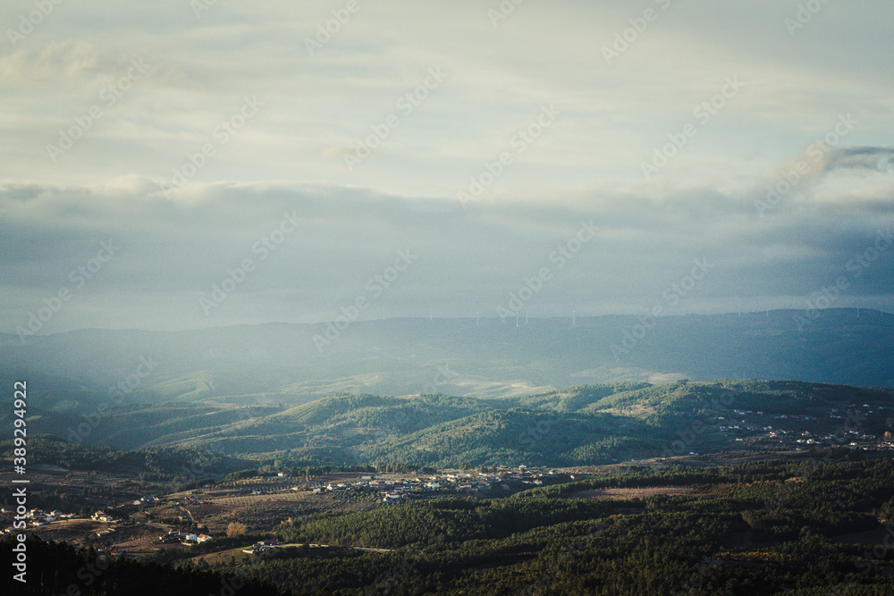 uma bela paisagem verde