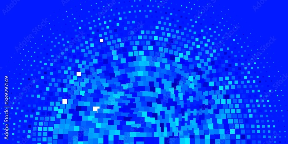 Light BLUE vector pattern in square style. Light BLUE vector pattern in square style.