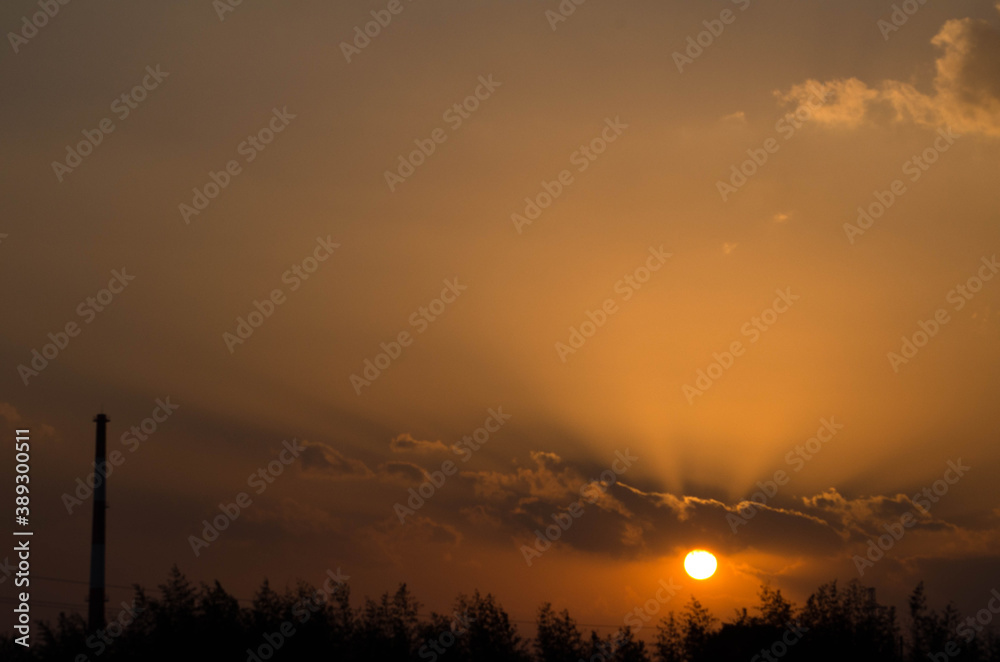 Obraz premium 秋の夕焼け