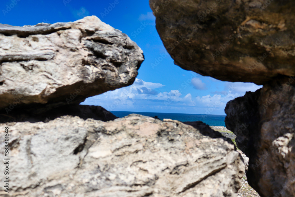 Sky in Rock Frame