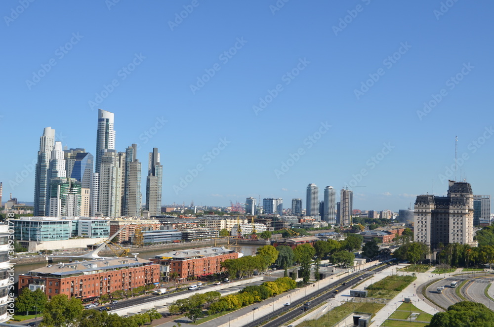 Fototapeta premium Paisaje Ciudad Buenos Aires