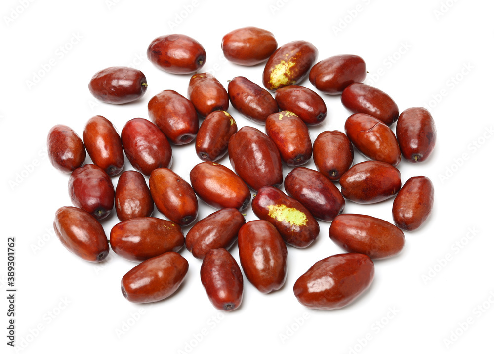 jujube or chinese date on white background jujube or chinese date on white background