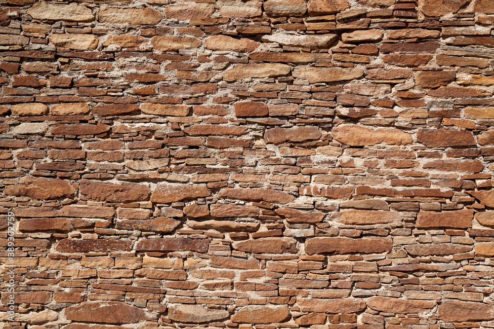 Obraz premium Ancient Anasazi Rock Wall Background