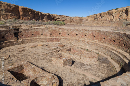 Chetro Ketl Kiva at Chaco Canyon photo
