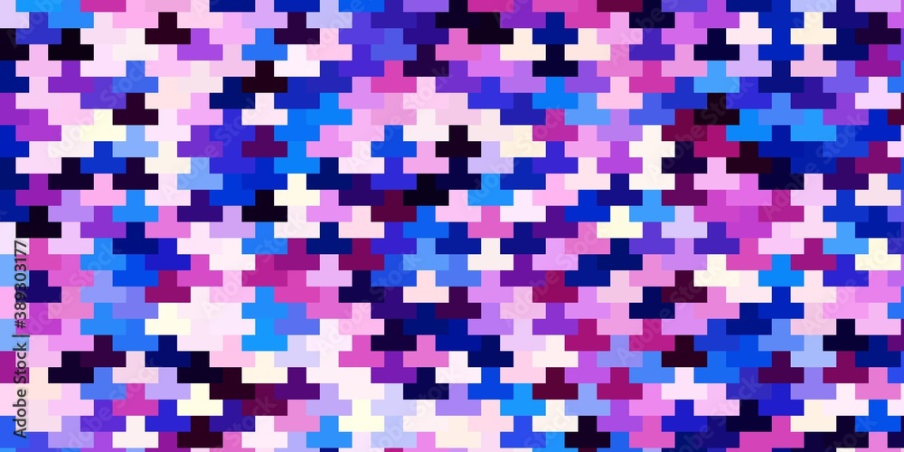 Fototapeta premium Light Pink, Blue vector background in polygonal style.