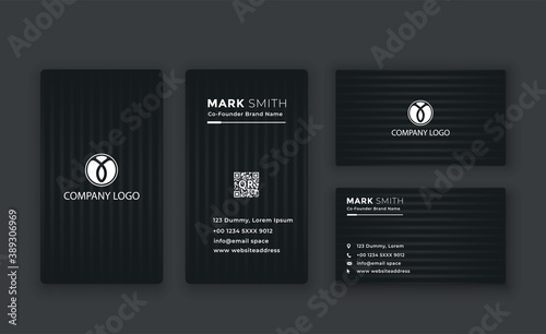 Modern Creative and Clean Business Card Template. vector file. 