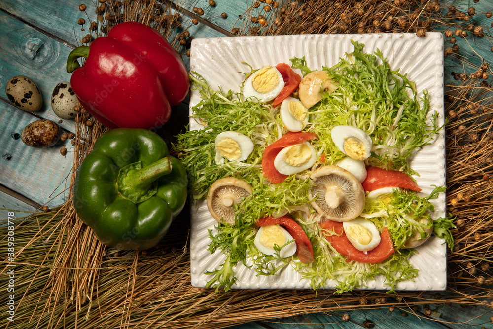 Salad WIth Mushrooms