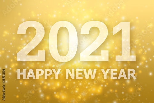 Gold glitter color 2021 new year beautiful background