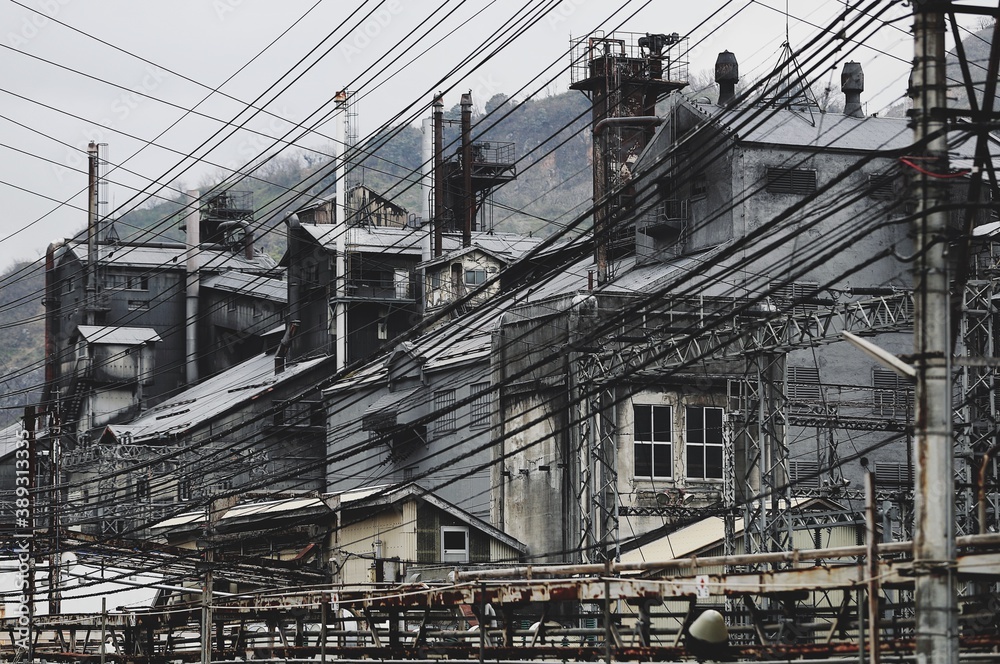 Old Chemical factory in Japan