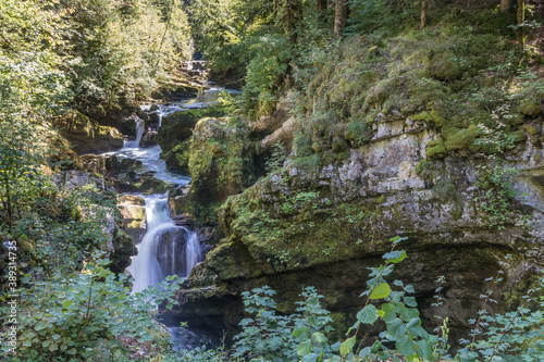 Hiking track of the Pertes de L'Ain, Losses of the Ain, Jura photo