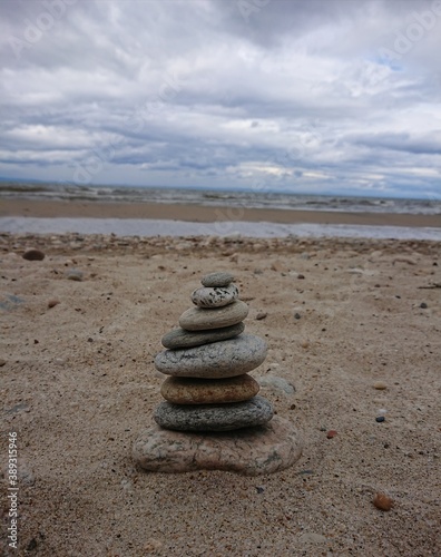 stones on the beach
