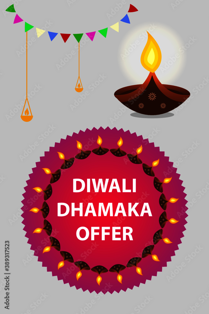 Diwali Dhamaka Offer Poster Design with Creative Lamps & Indian decorative pattern. Diwali 2020 Dhamaka Offer Poster. Diwali is a festival of lights and prosperity. Diwali Dhamaka Offer Poster Design with Creative Lamps & Indian decorative pattern. Diwali 2020 Dhamaka Offer Poster. Diwali is a festival of lights and prosperity.