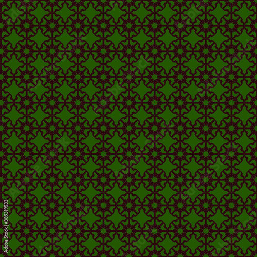 Indian textiles pattern on green 