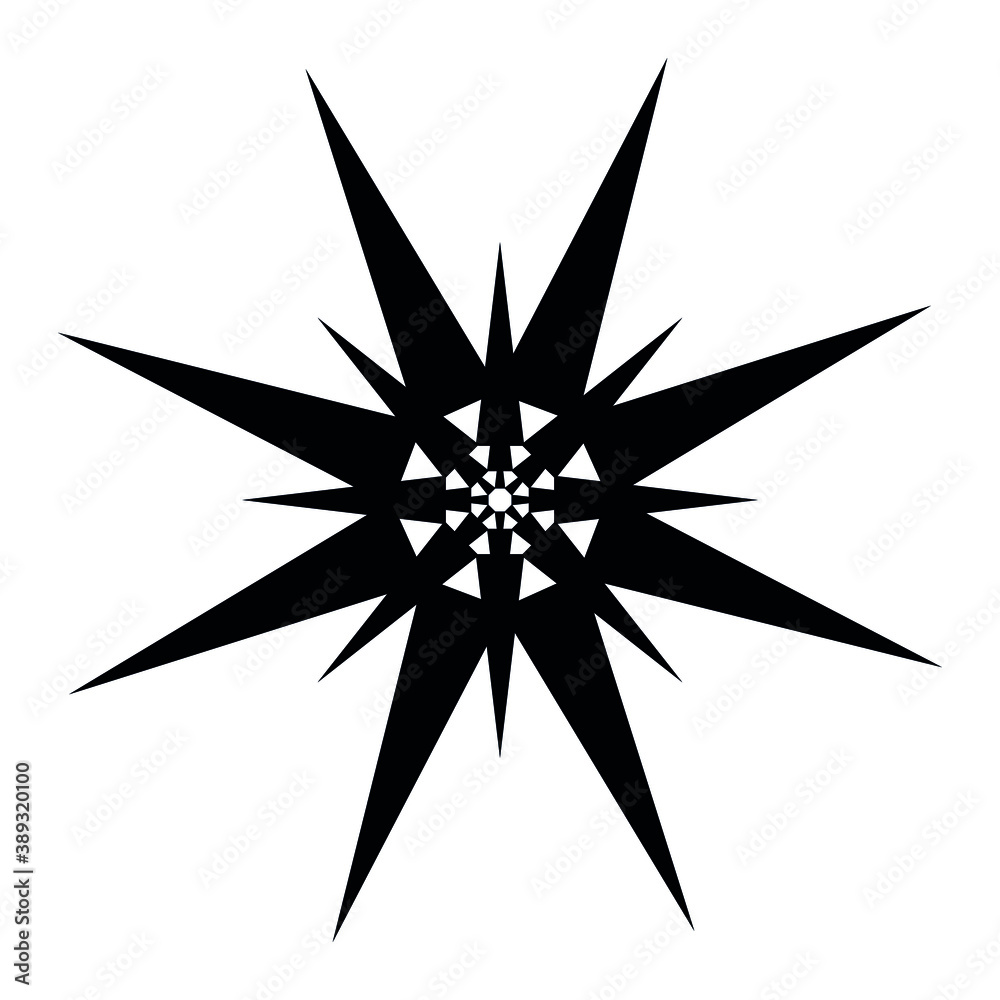 Sharp Star vector Sharp Star vector