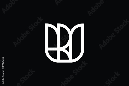 WR logo letter design on luxury background. RW logo monogram initials letter concept. WR icon logo design. RW elegant and Professional letter icon design on black background. W R RW WR
