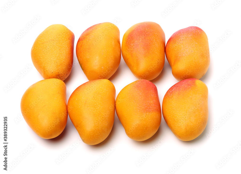 Mango on a white background Mango on a white background