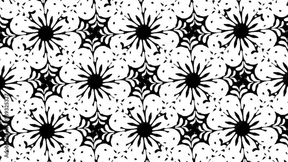 abstract kaleidoscope animation on black abstract kaleidoscope animation on black