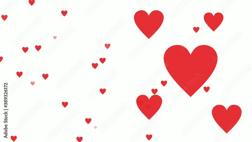 red love on white background red love on white background