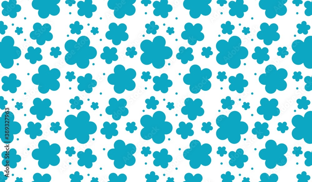 seamless pattern with flowers on white background. seamless pattern with flowers on white background.