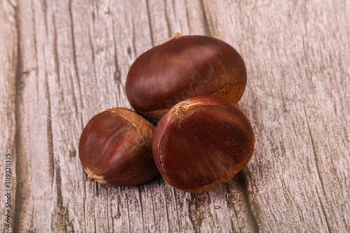 Organic natural sweet Chestnut heap