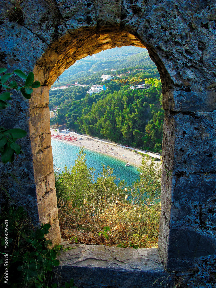 view from a ruin