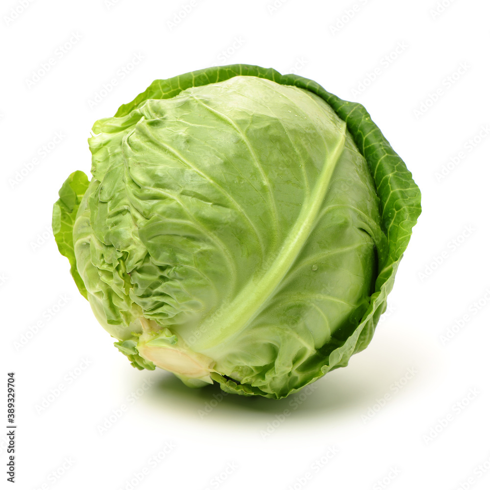 cabbage isolated on white background cabbage isolated on white background