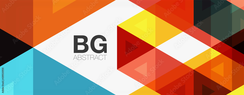 Mosaic triangle pattern abstract background for cover, banner, flyer and poster and other template Mosaic triangle pattern abstract background for cover, banner, flyer and poster and other template