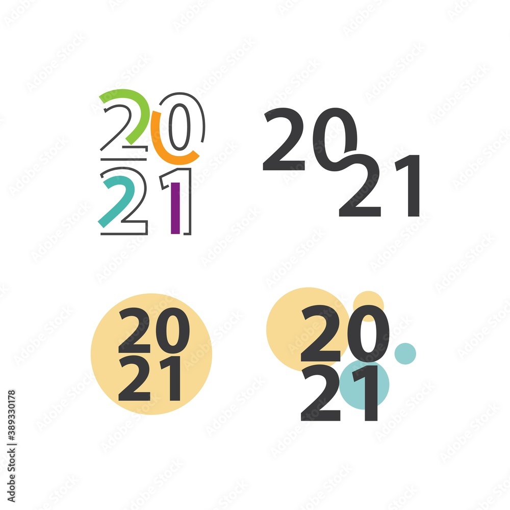 2021 Happy new year design